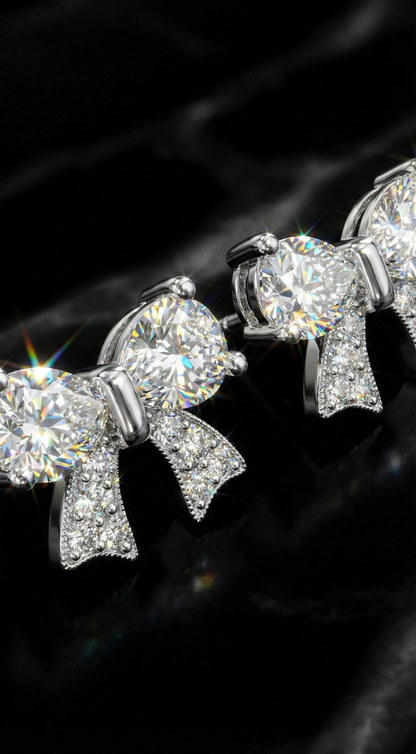 Bowtie Brilliance Earrings