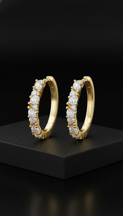 Majestätisk Lycka Örhängen