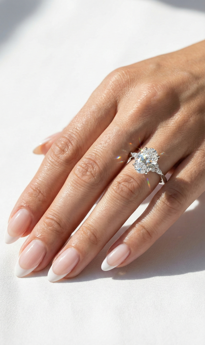 超越した優雅な指輪