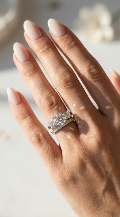 Bague Luminosité Scintillante