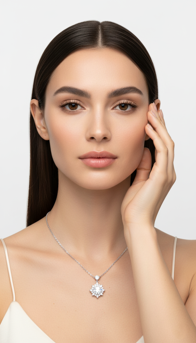 Glittrande Glamourhalsband