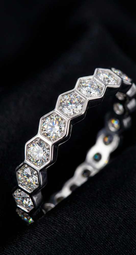 Hexa Hours Ring