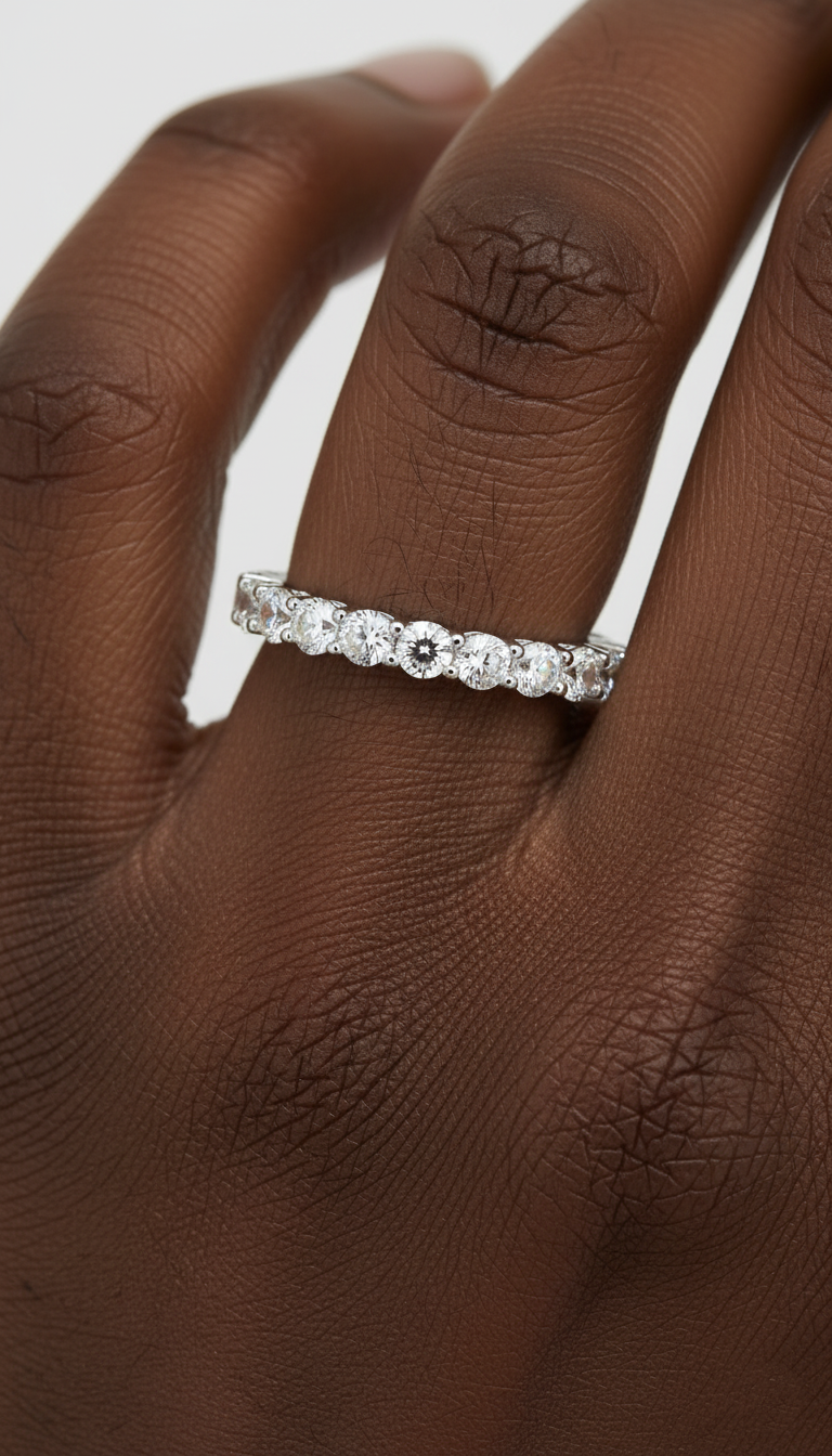 Anillo apilable de eternidad