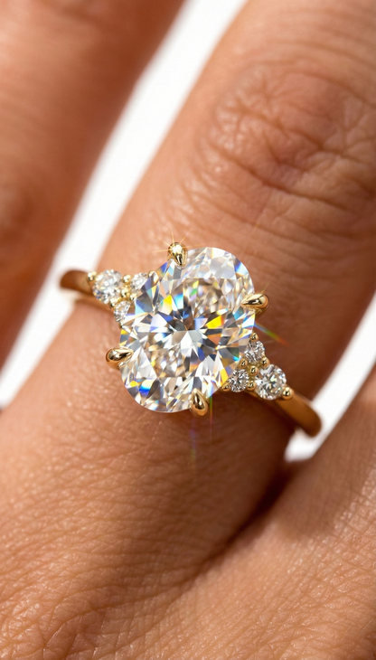 超越した優雅な指輪