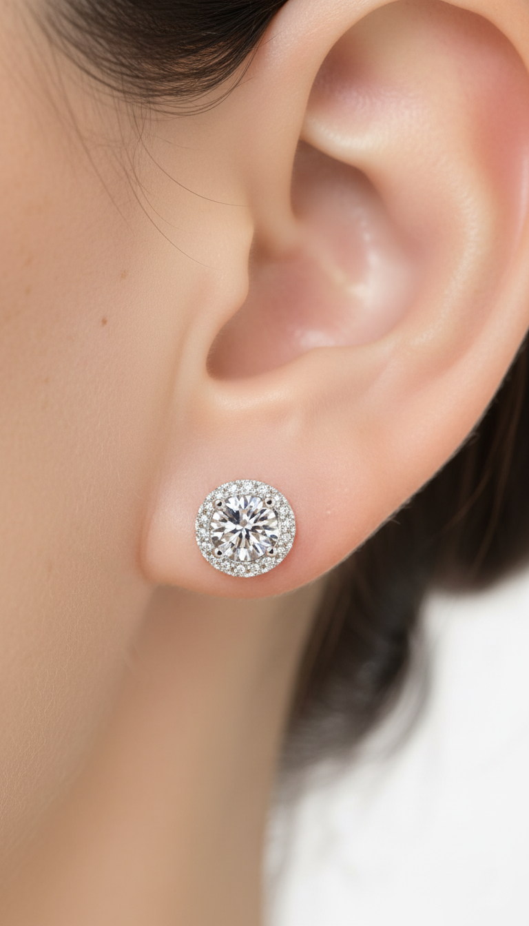 Orecchini di Opulenza in Diamante