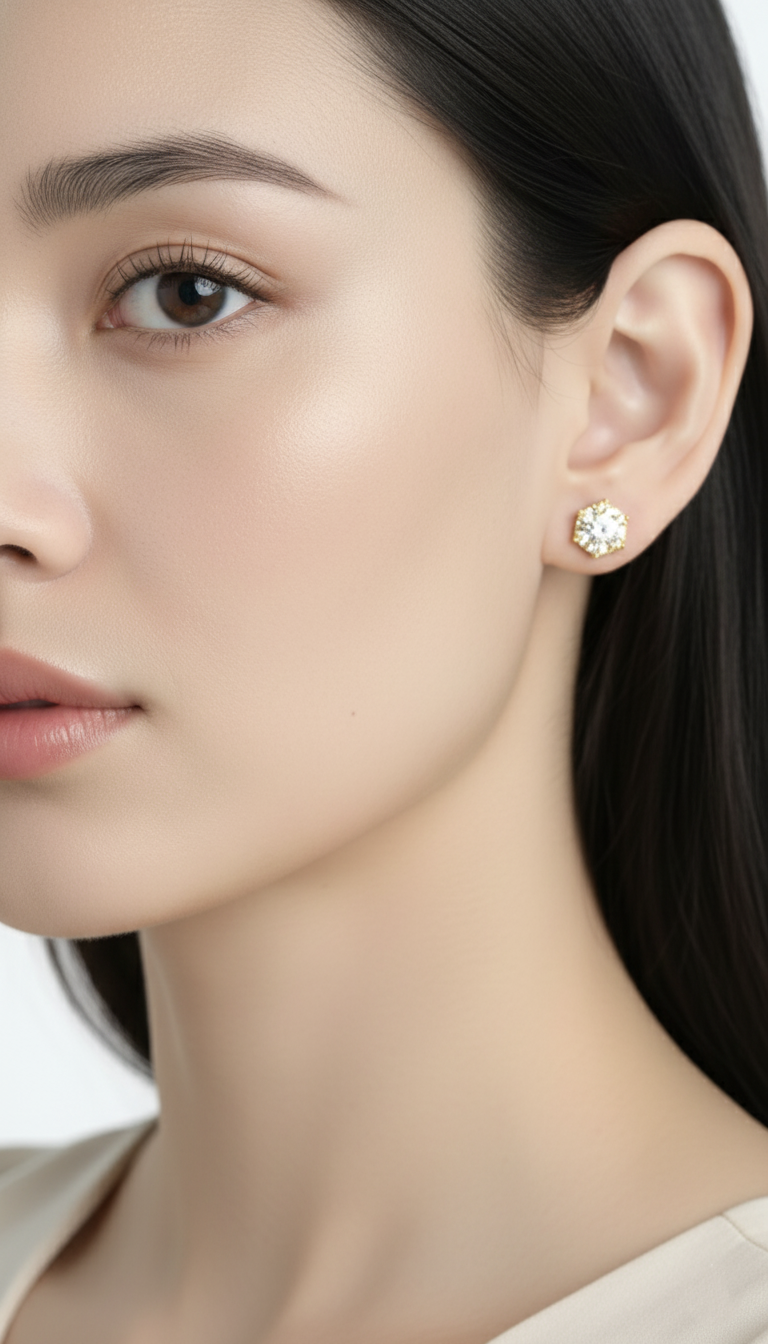 Rymd Snöflinga Örhängen