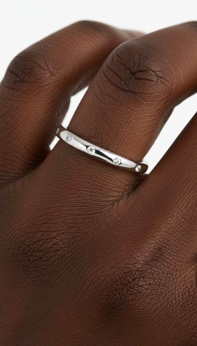 Anillo de ónix opulento