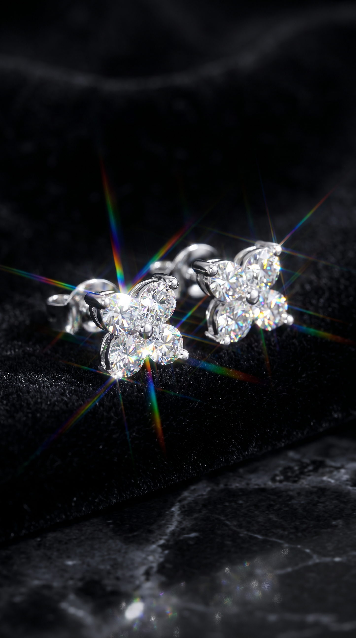 Celestial Clover Earrings