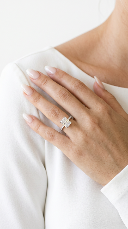 Glimmering Galaxy Ring