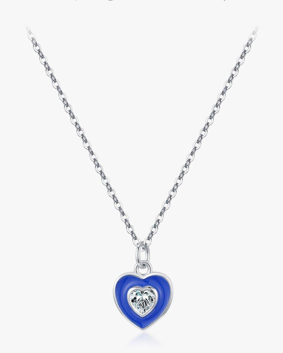 Azure Love Necklace - Diamoray