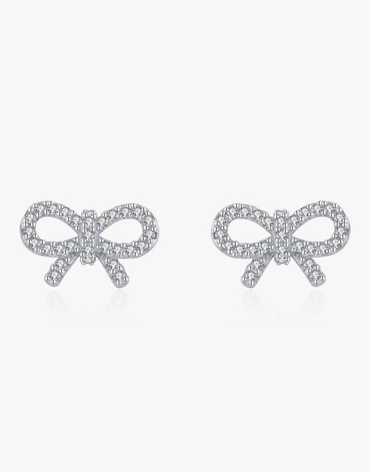 Bowtie Bliss Earrings - Diamoray