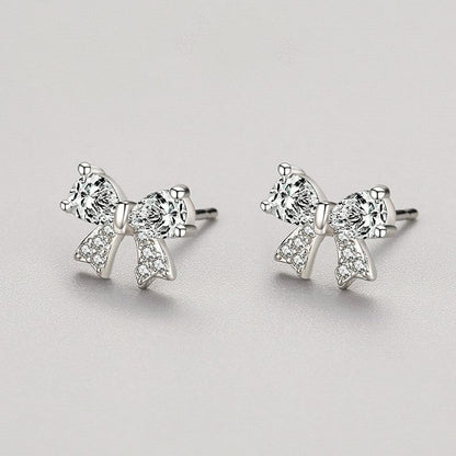 Bowtie Brilliance Earrings - Diamoray