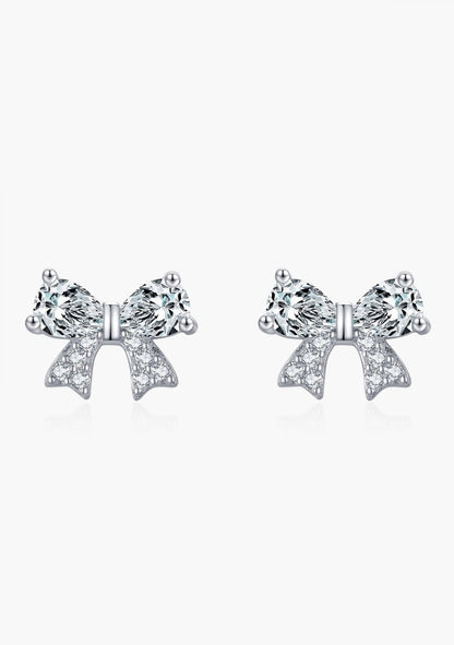 Bowtie Brilliance Earrings - Diamoray