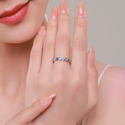 Cerulean Love Ring - Diamoray