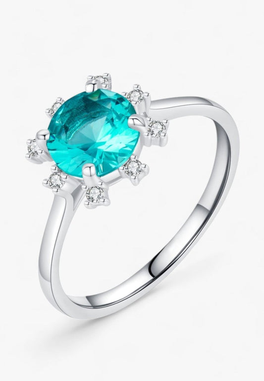 Cerulean Sparkle Ring - Diamoray