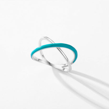 Cerulean Whirl Ring - Diamoray