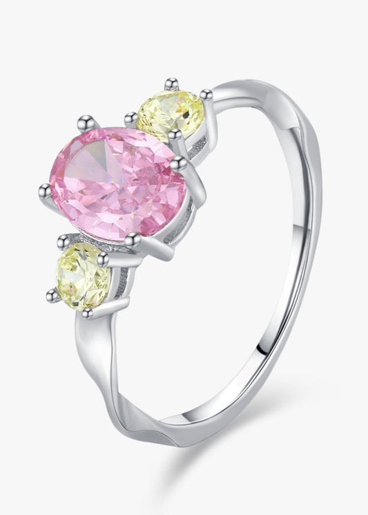 Coral Sunset Ring - Diamoray