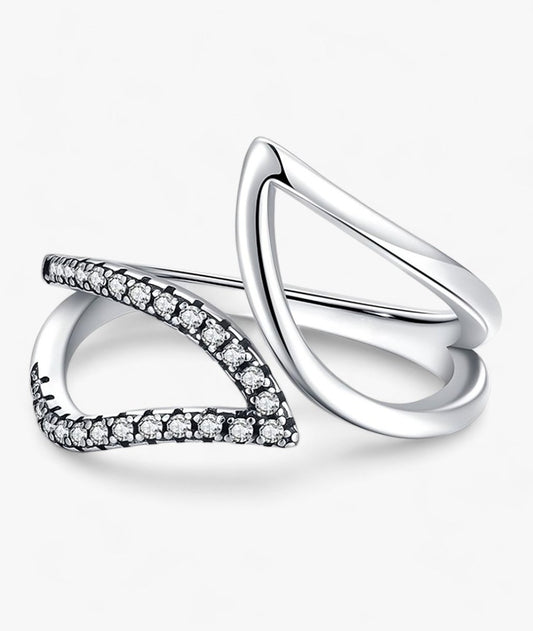 Cosmic Wave Ring - Diamoray