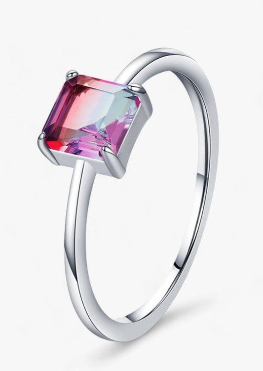 Crimson Amethyst Ring - Diamoray