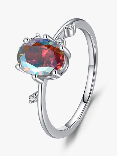 Crimson Flame Ring - Diamoray