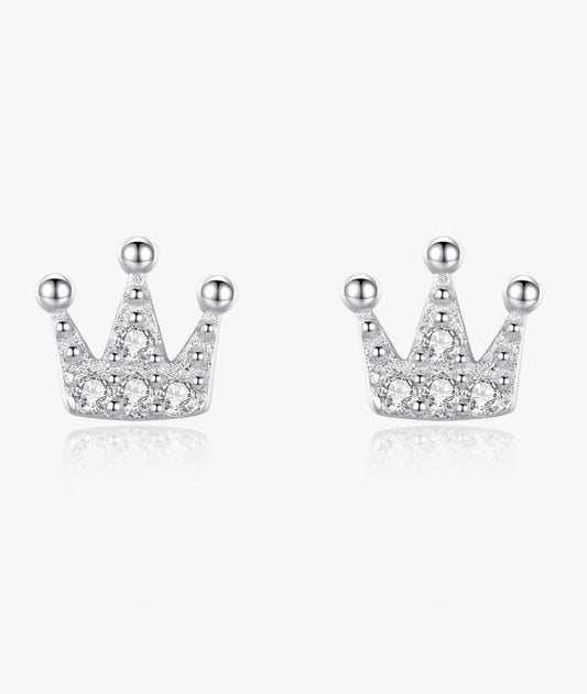 Crowned Majesty Earrings - Diamoray