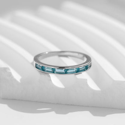 Cyan Cascade Ring - Diamoray