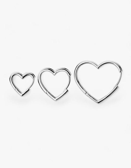 Devotion Heart Earrings - Diamoray