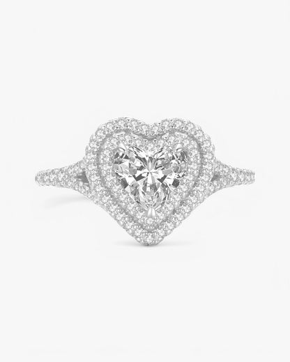 Anillo de corazón para siempre