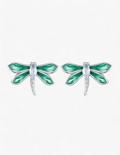 Dragonfly Dance Earrings - Diamoray