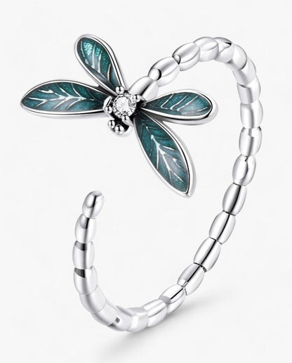 Dragonfly Dance Ring - Diamoray