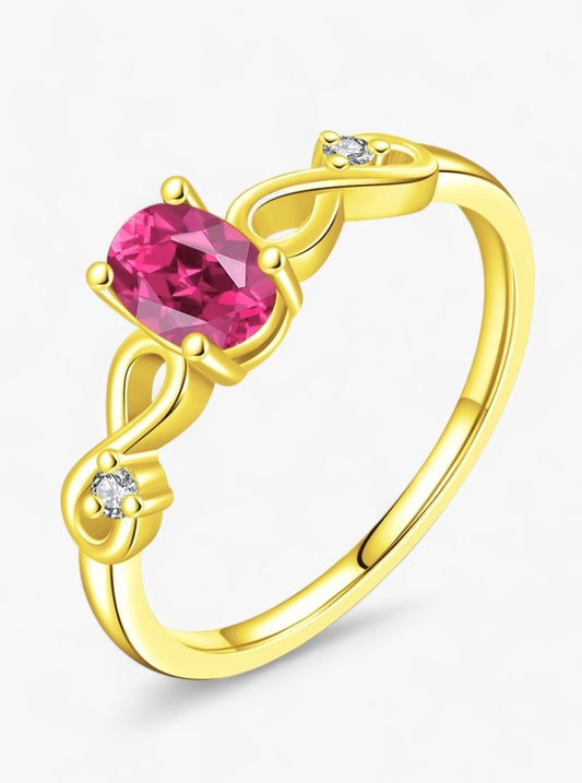 Eternal Ruby Ring - Diamoray