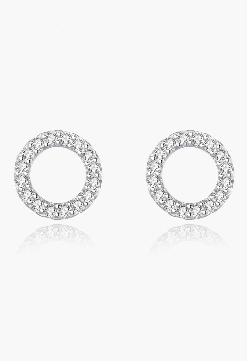 Eternity Hoops Earrings - Diamoray