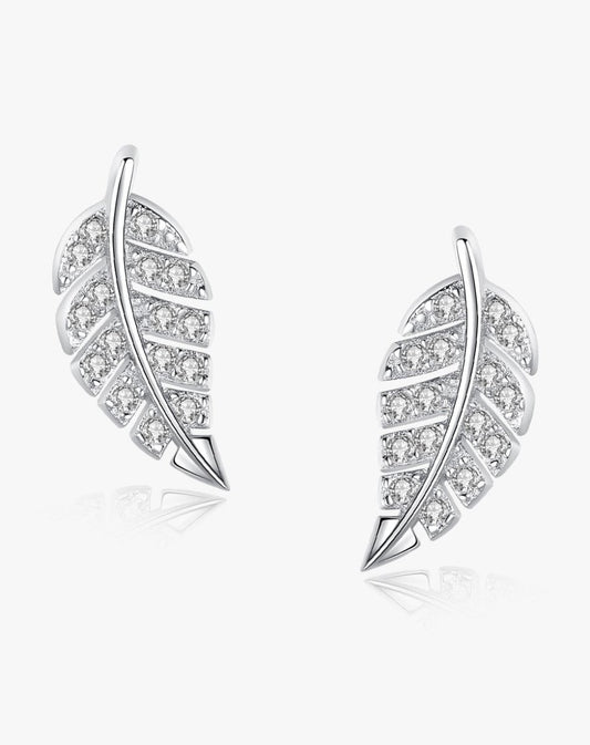 Ethereal Featherfall Earrings - Diamoray