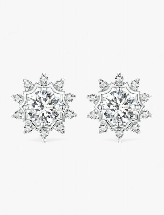 Frosted Elegance Earrings - Diamoray