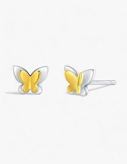 Golden Wings Earrings - Diamoray