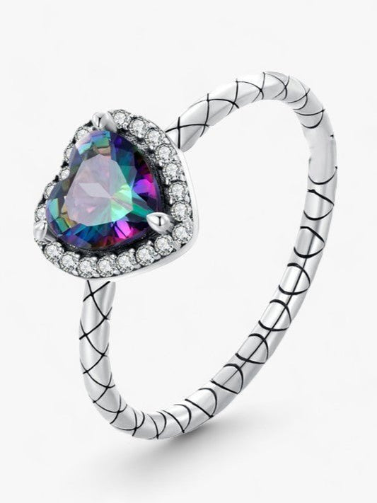 Iridescent Love Ring - Diamoray