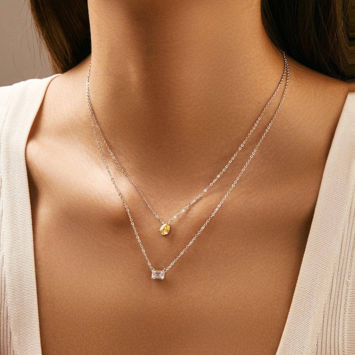 Lemon Drop Necklace - Diamoray