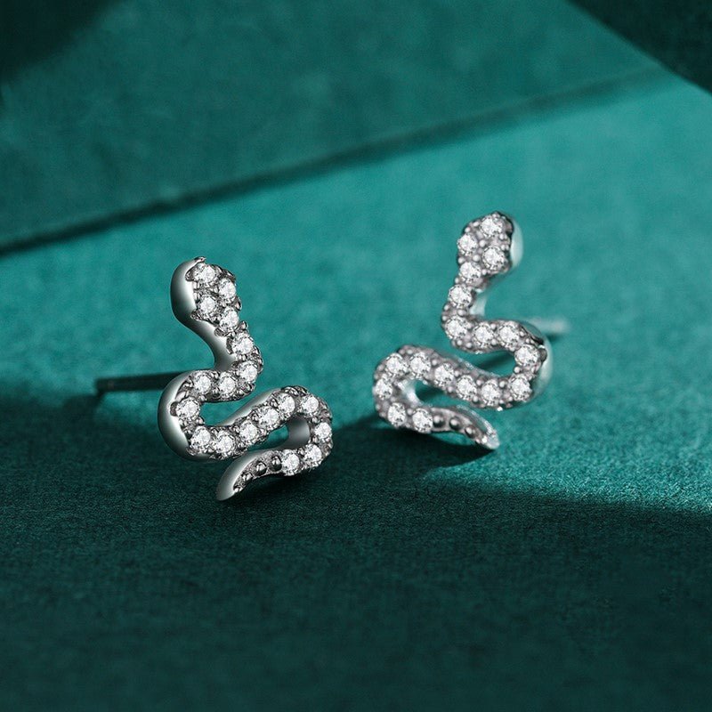 Mystic Serpent Earrings - Diamoray