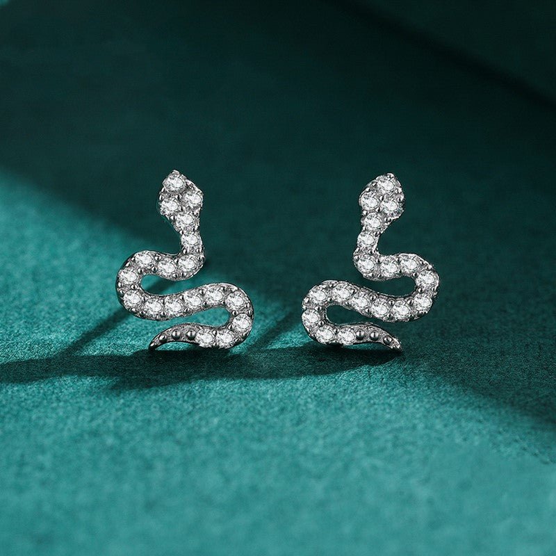 Mystic Serpent Earrings - Diamoray