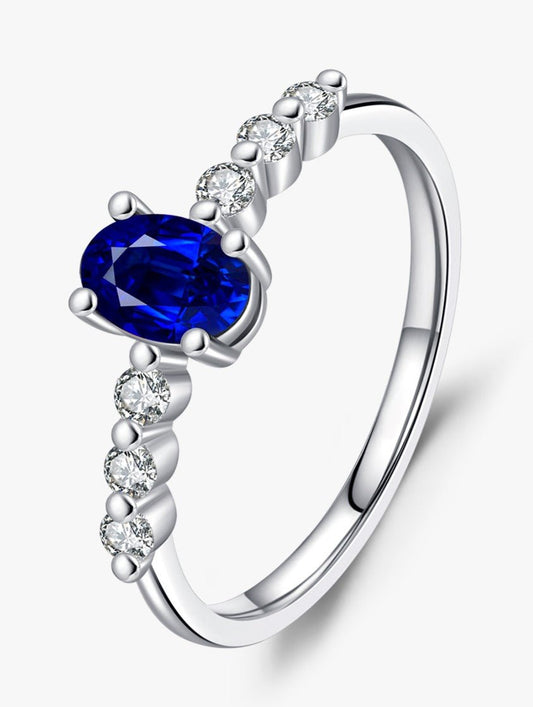 Oceanic Sapphire Ring - Diamoray