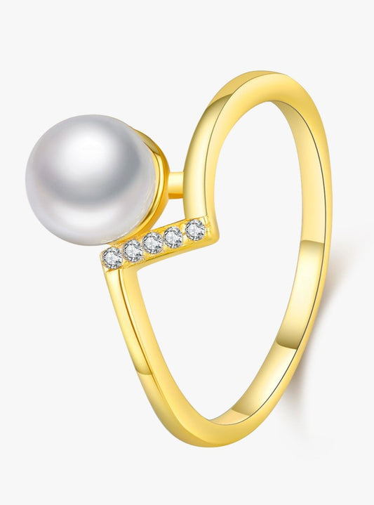 Pearly Cascade Ring - Diamoray