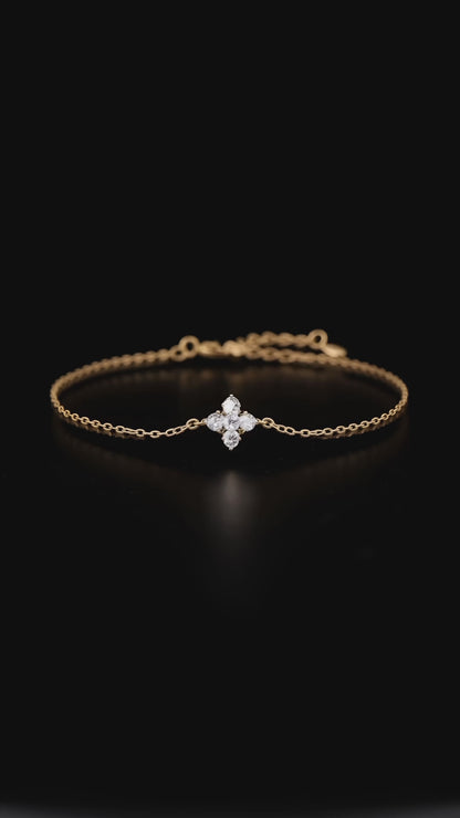 Kärleksblad Armband