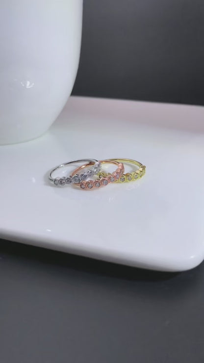 Hexa Hours Ring