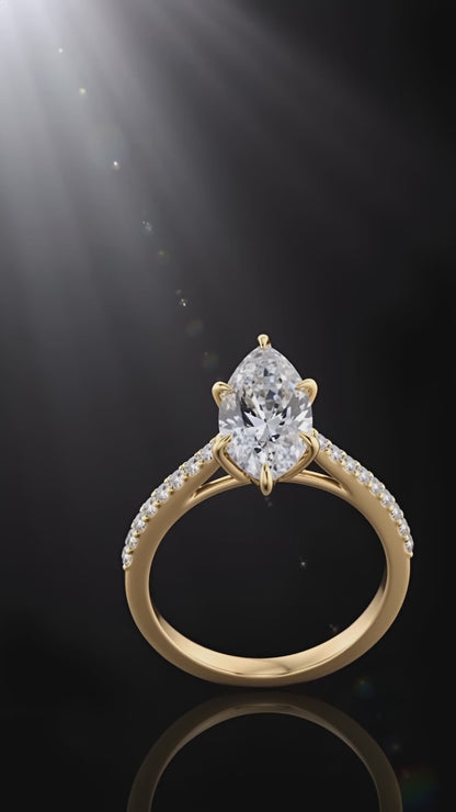 Anillo con cresta estelar