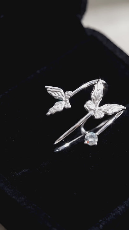 揺動する渦巻きリング