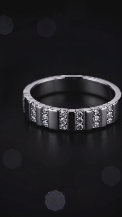 Shimmering Cascade Ring