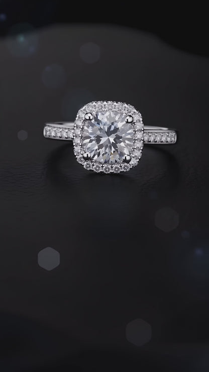 Anillo de diamantes majestuoso