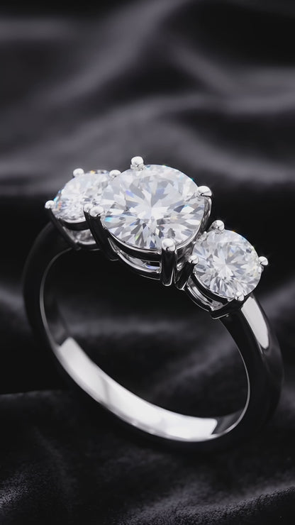 Bague Luminosité Scintillante