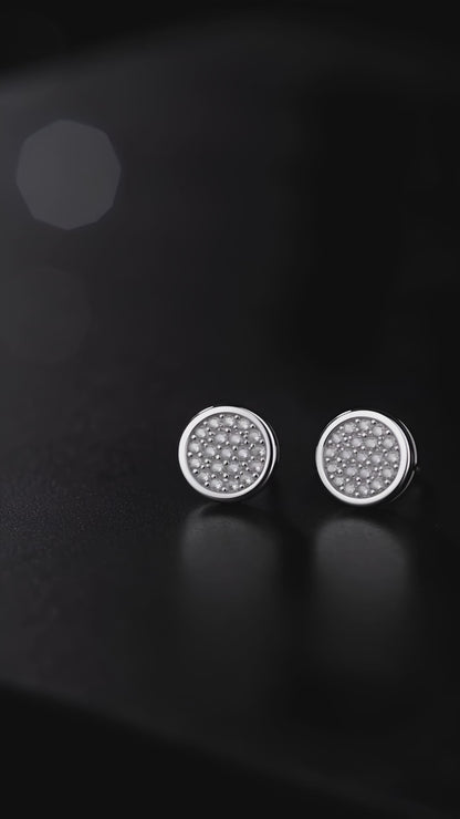 Pendientes de gala brillantes