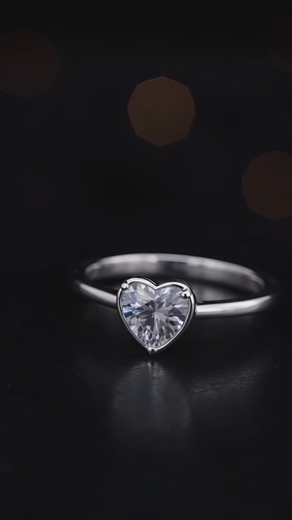 Ethereal Heart Ring